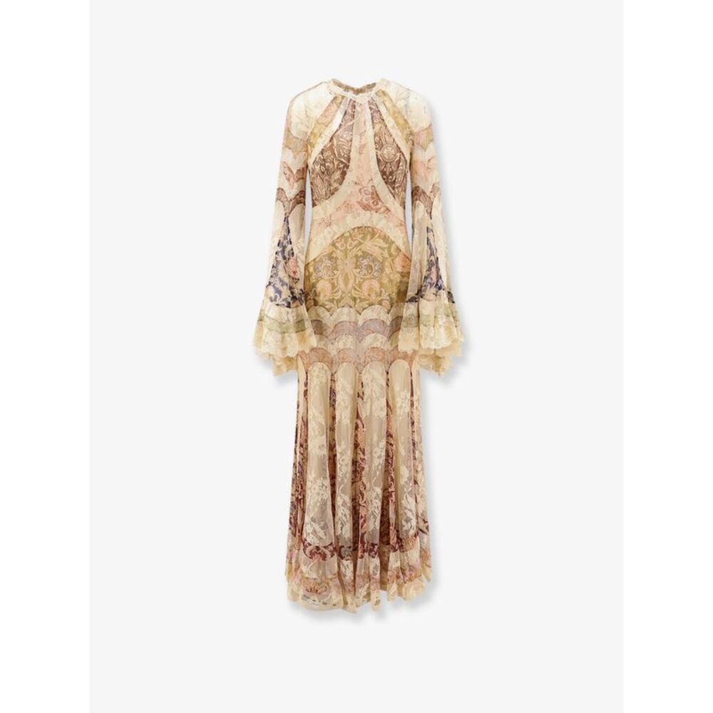 Zimmermann Women Valiant Panelled Gown Silk Dress